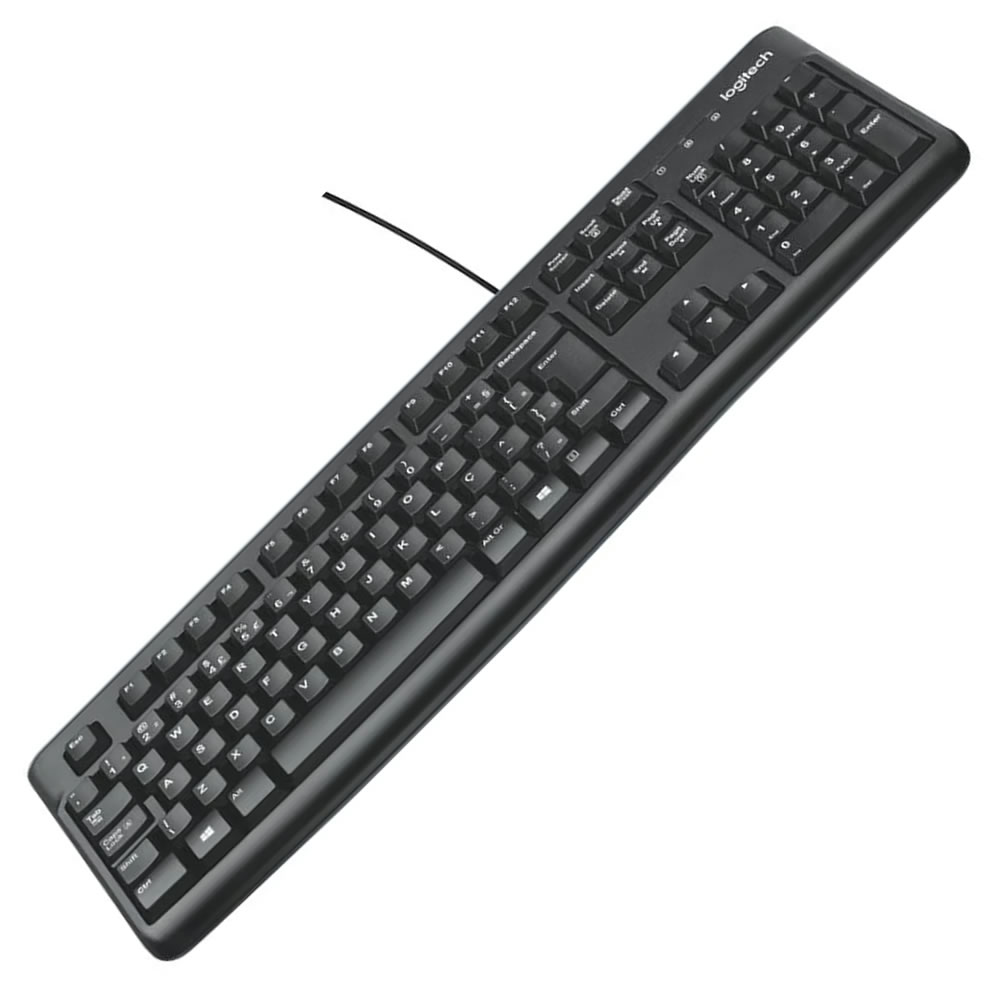 TECLADO USB K120 PRETO LOGITECH BOX - Imagem 5