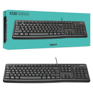 TECLADO USB K120 PRETO LOGITECH BOX