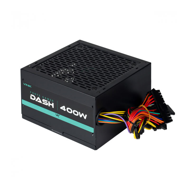 FONTE ATX 400W 20/24 PINOS VFG400WPV3 2* SATA 2* IDE DASH VINIK BOX - Imagem 2