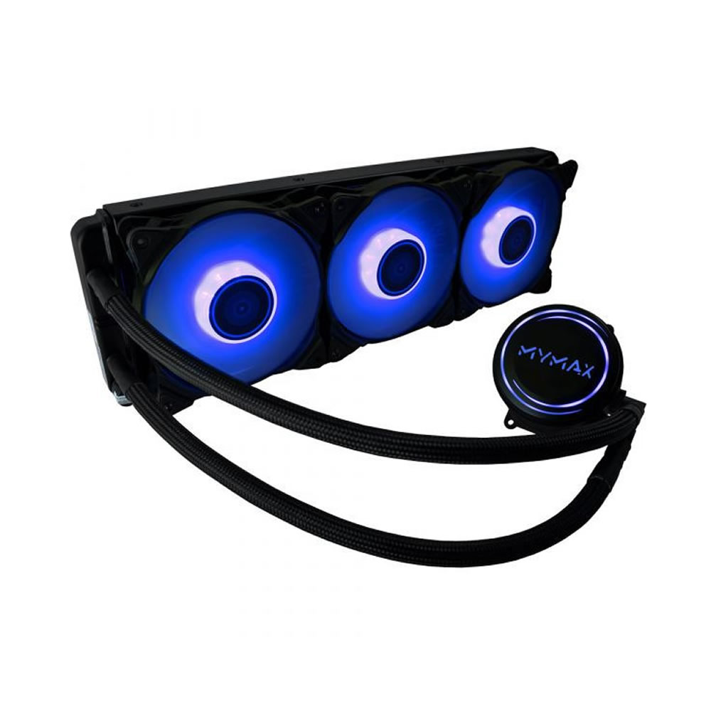 WATER COOLER ALGOR 360MM MYC/FC-V3-360-BL LED AZUL MYMAX BOX - Imagem 3