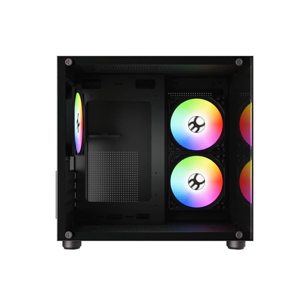 GABINETE GAMER BG-064 PURE PRO M/ATX S/FONTE C/3 COOLERS C/VIDRO BLUECASE BOX - Imagem 8