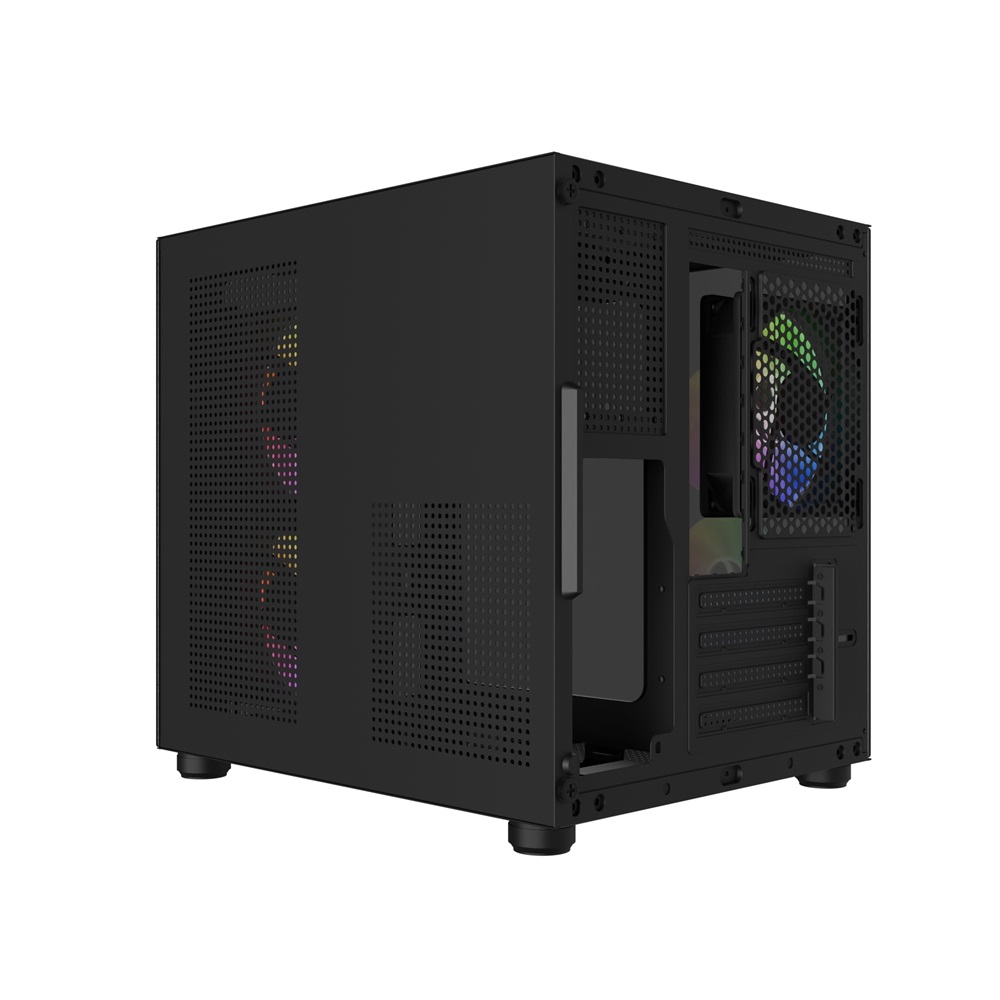 GABINETE GAMER BG-064 PURE PRO M/ATX S/FONTE C/3 COOLERS C/VIDRO BLUECASE BOX - Imagem 5
