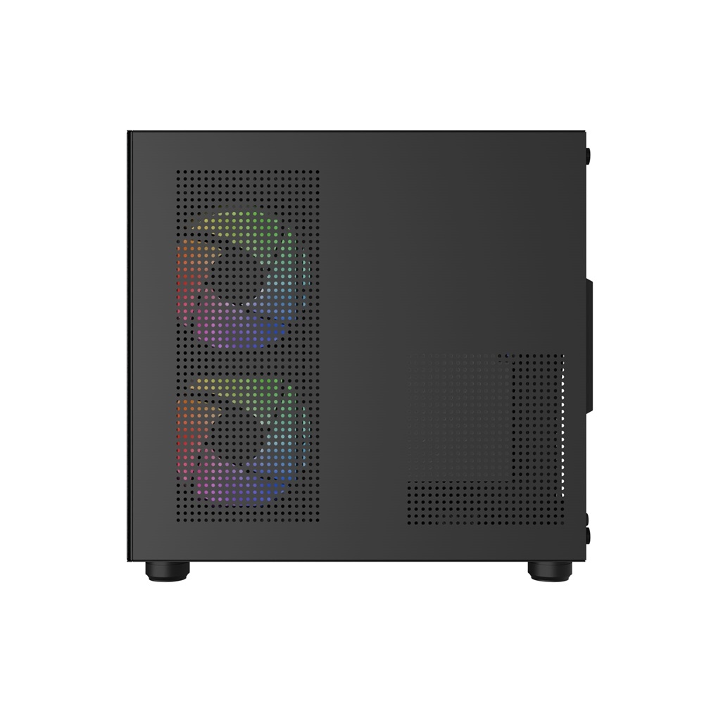 GABINETE GAMER BG-064 PURE PRO M/ATX S/FONTE C/3 COOLERS C/VIDRO BLUECASE BOX - Imagem 4