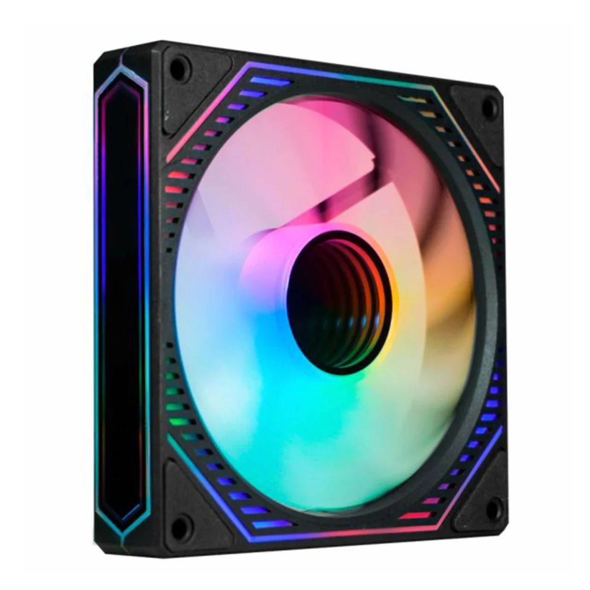 COOLER FAN PARA GAB. INFINITE AAXA 120MM PRETO LED RGB MULTICOLOR BOX
