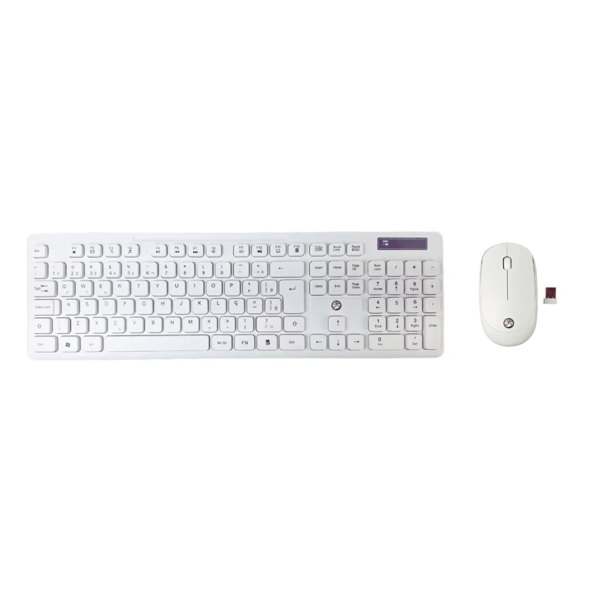 KIT TECLADO | MOUSE BPC-5269/3W289 WIRELESS BRANCO BPC BOX - Imagem 2