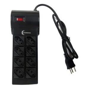 FILTRO DE LINHA 8 TOMADAS FL-82BK CABO 1MT COLETEK BOX