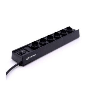 FILTRO DE LINHA 6 TOMADAS FL-61 CABO 1MT C3TECH BOX