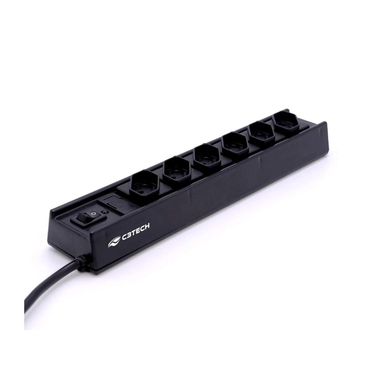 FILTRO DE LINHA 6 TOMADAS FL-61 CABO 1MT C3TECH BOX