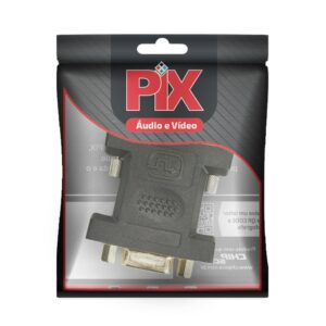 ADAPTADOR VGA FEMEA PARA DVI-I MACHO 003-0001 PIX BOX